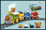 Bear Driver Smoke Train Toy