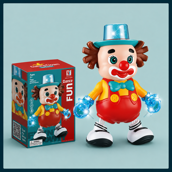 Dancing Funny Clown Toy with Lights & Music