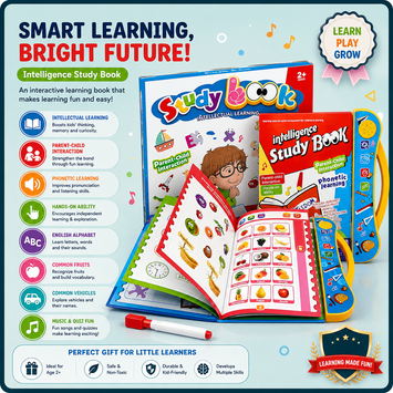 Interactive Intelligence Study Book for Kids – Learn, Play & Grow