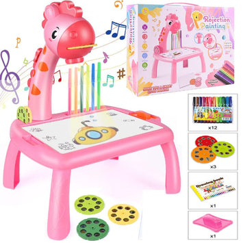Projection Painting Table for Kids – Draw, Learn & Create!